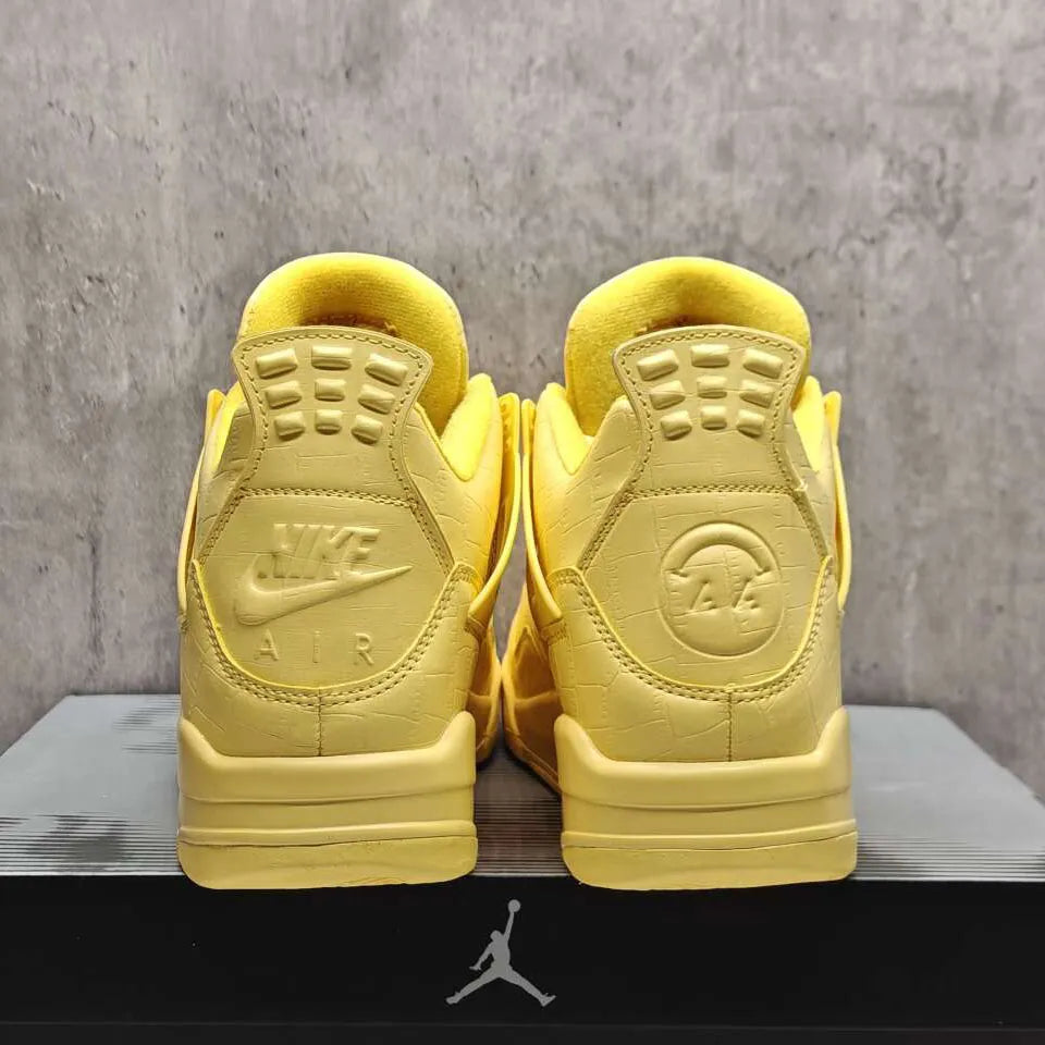 J Balvin x AJ 4 Lemonade Shoes Sneakers - nk0005304 image 4