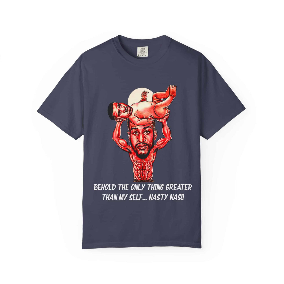 Nas The Last Word Unisex Garment-Dyed T-shirt image