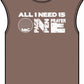 ALL_I_NEED_IS Unisex Garment-Dyed Muscle Tee image 4