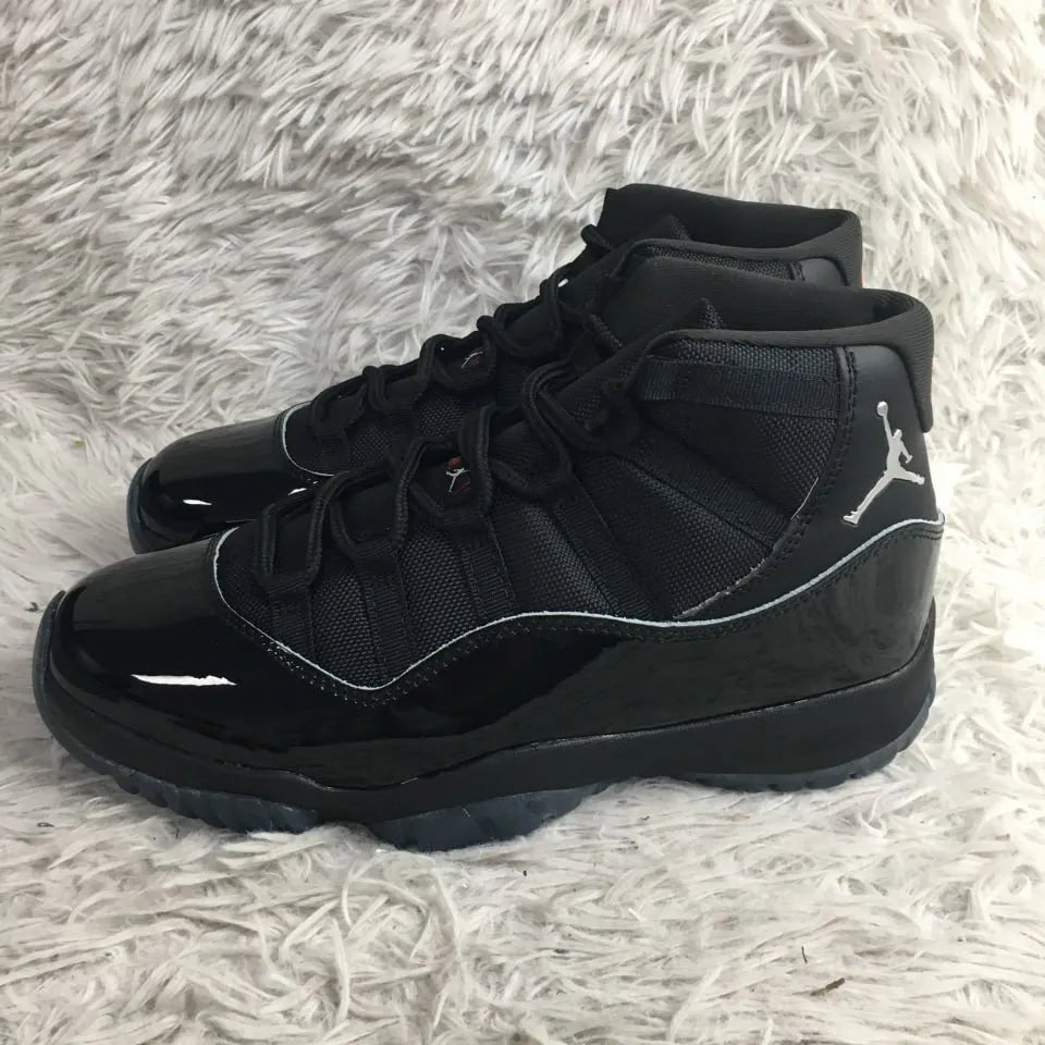 AJ 11 Black Red Grey Shoes Sneakers - nk0004184 image 8