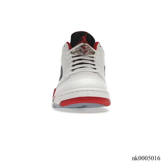 AJ 5 Retro Low Fire Red Shoes Sneakers - nk0005016 image 2