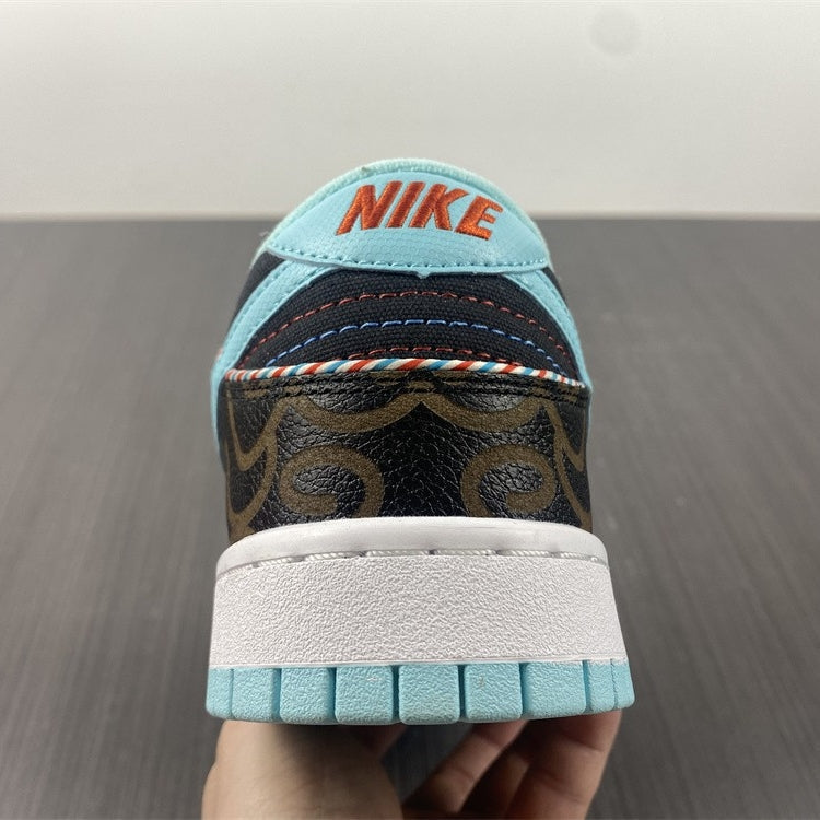 Dunk Low Barber Shop Black Shoes Sneakers - nk0002007 image 6