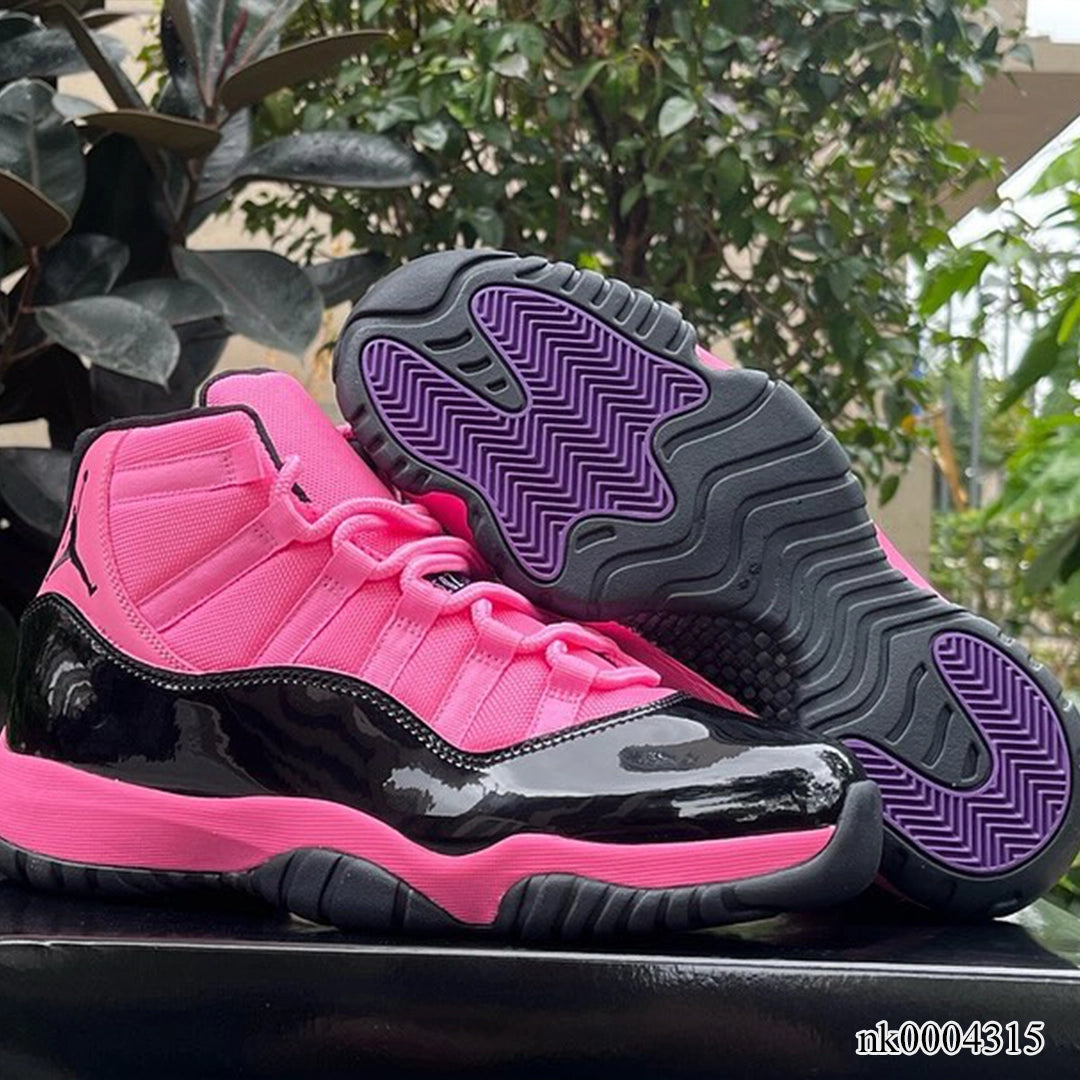 AJ 11 Black Pink Shoes Sneakers - nk0004315 image 4