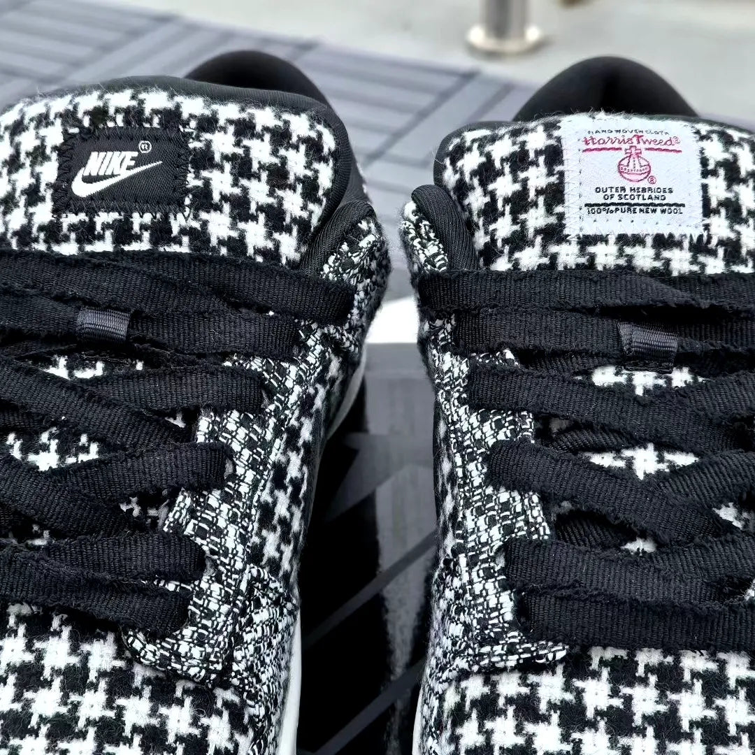 Harris Tweed x Dunk Low Black Phantom Shoes Sneakers - nk0004664 image 6