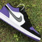 AJ 1 Low Court Purple (GS) Shoes Sneakers - nk0000731 image 11