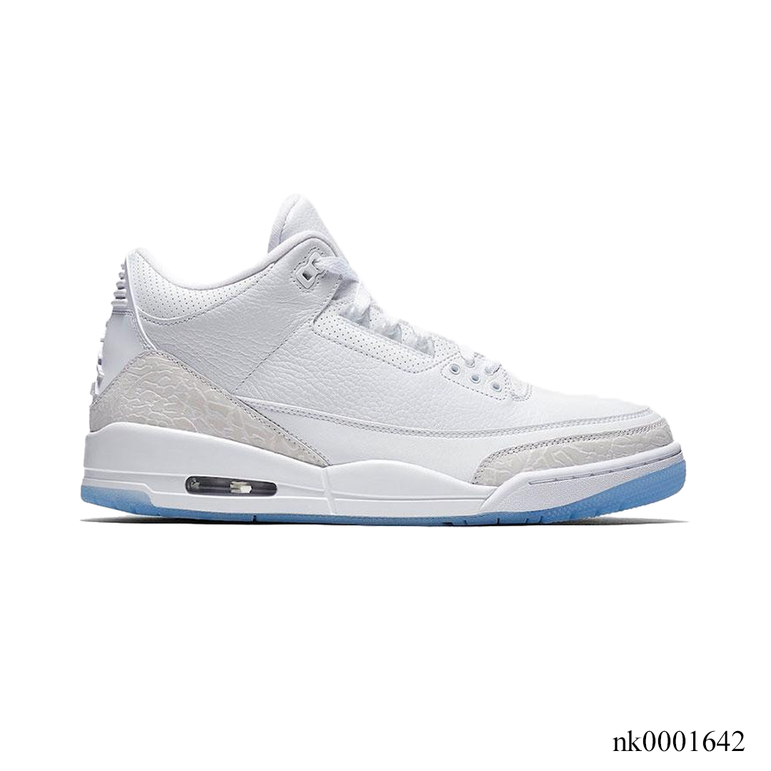 AJ 3 Pure White Shoes Sneakers - nk0001642 image
