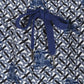 BUR All-Over Monogram Knight Shorts in Navy – 370 – bbr0000370