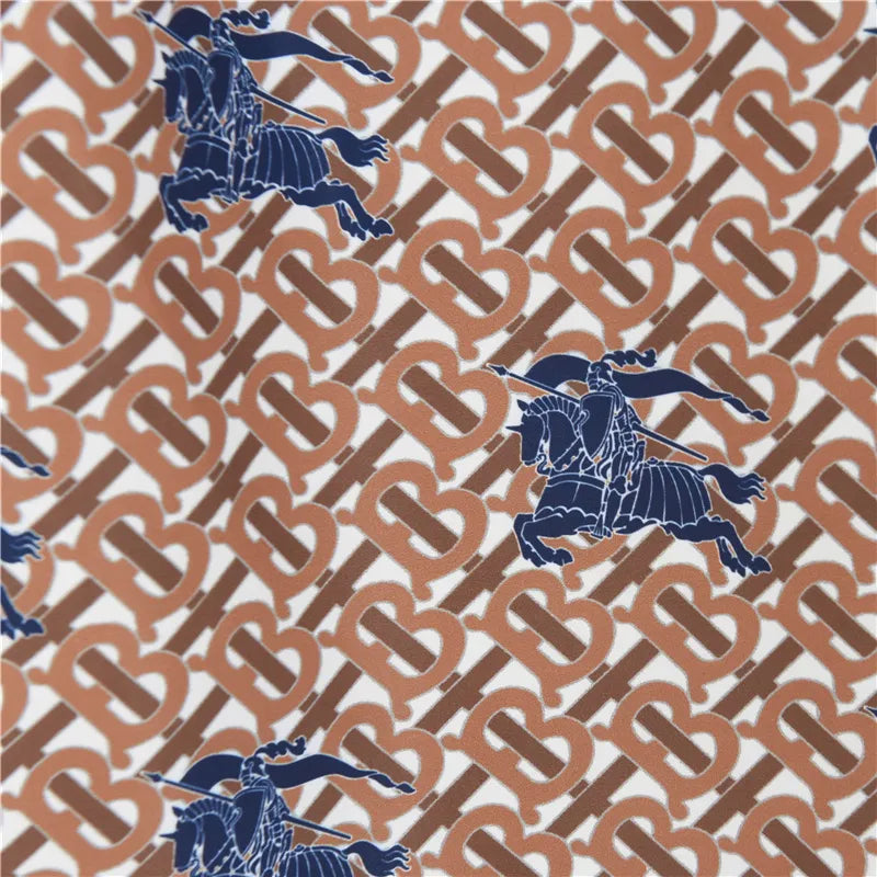 BUR All-Over Monogram Knight Print Shorts in Brown – 371 – bbr0000371