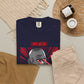 Graphic Print Unisex Garment-Dyed T-shirt - POD0032 image 51