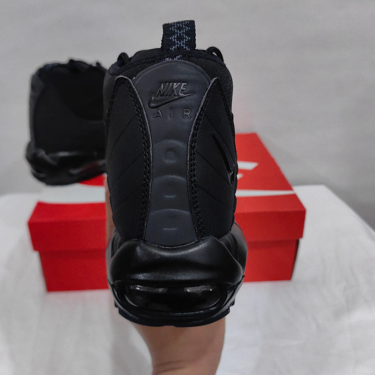 AM 95 Sneakerboot Black Shoes Sneakers - nk0005018 image 9