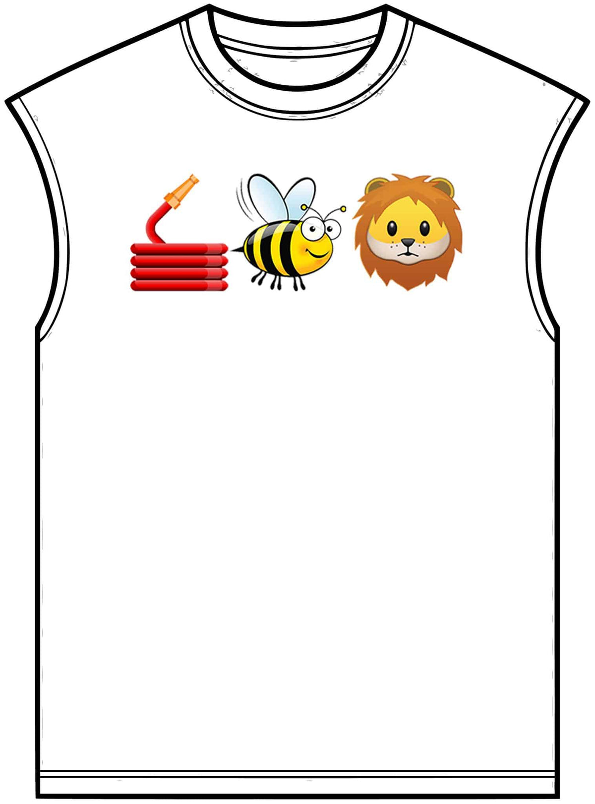 Bee Unisex Garment-Dyed Muscle Tee image