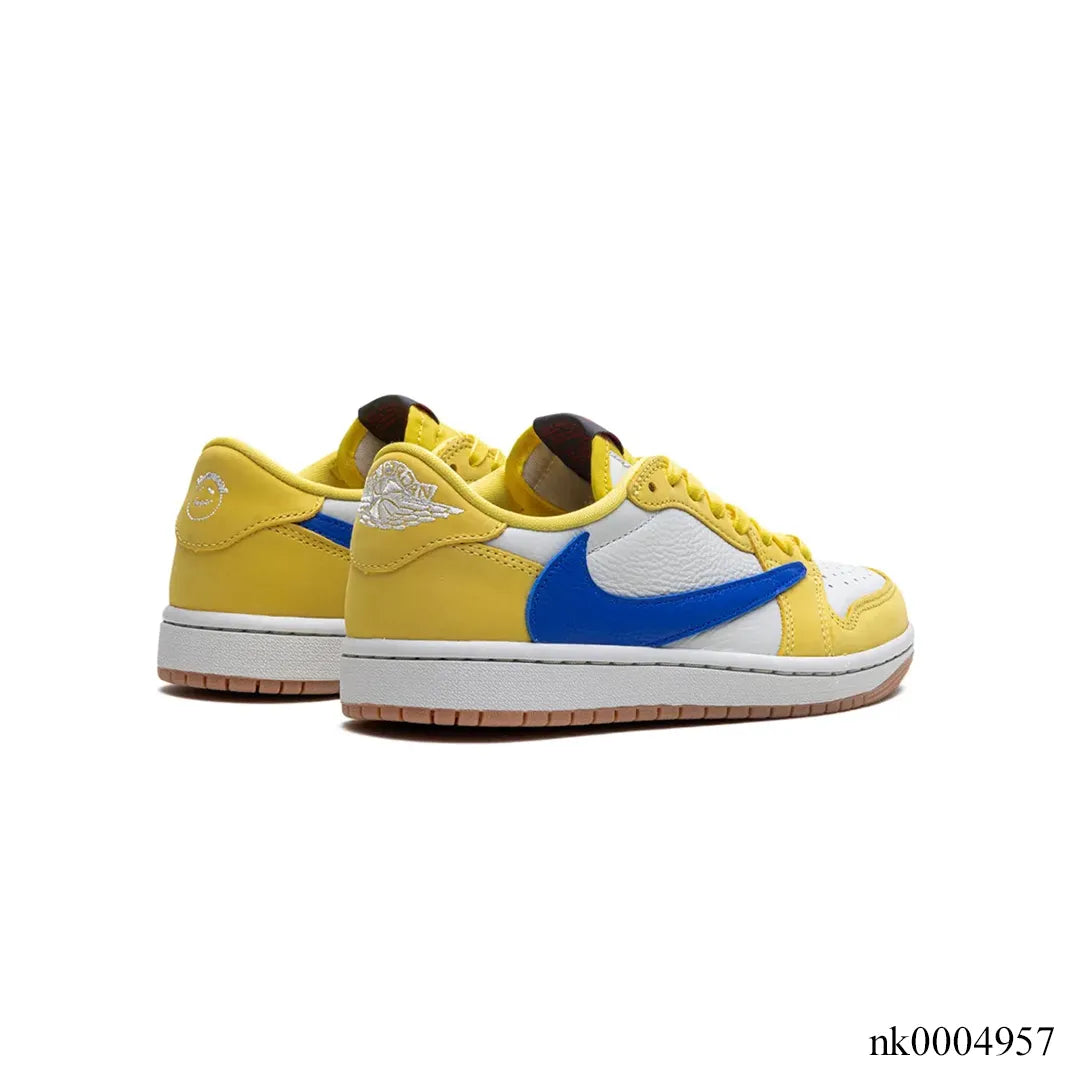 Travis Scott x AJ 1 Retro Low Canary Shoes Sneakers - nk0004957 image 3