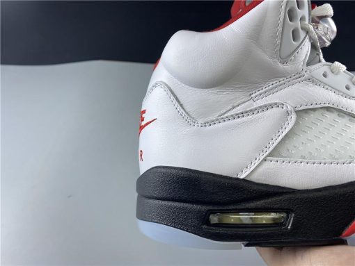 AJ 5 Fire Red Silver Tongue (2020) Shoes Sneakers - nk0000787 image 8