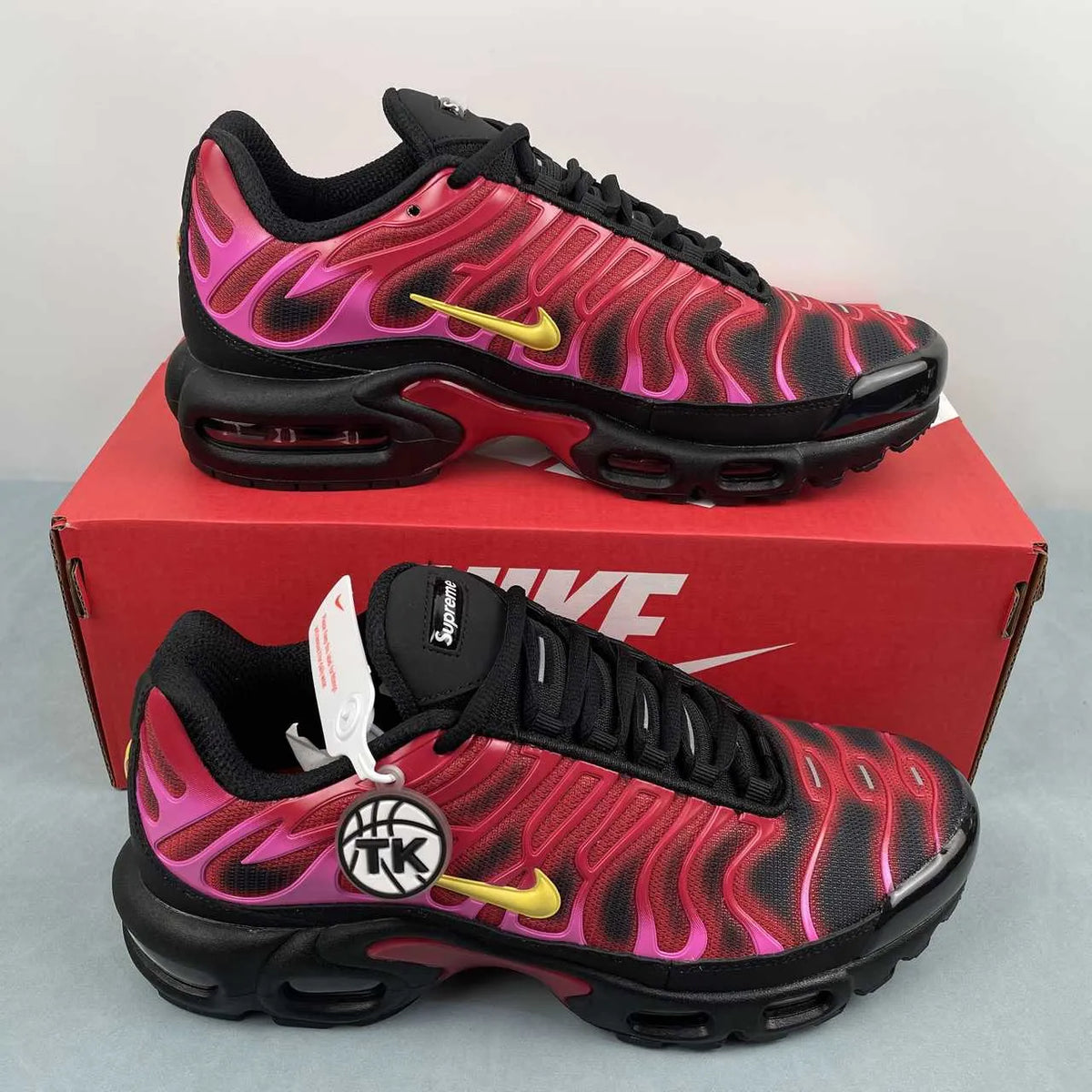NK x SUP AM Plus TN University Red Shoes Sneakers - nk0005400 image 18