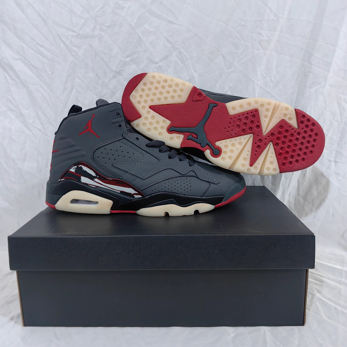 AJ MVP 'Anthracite Gym Red' Shoes Sneakers - nk0004850 image 8