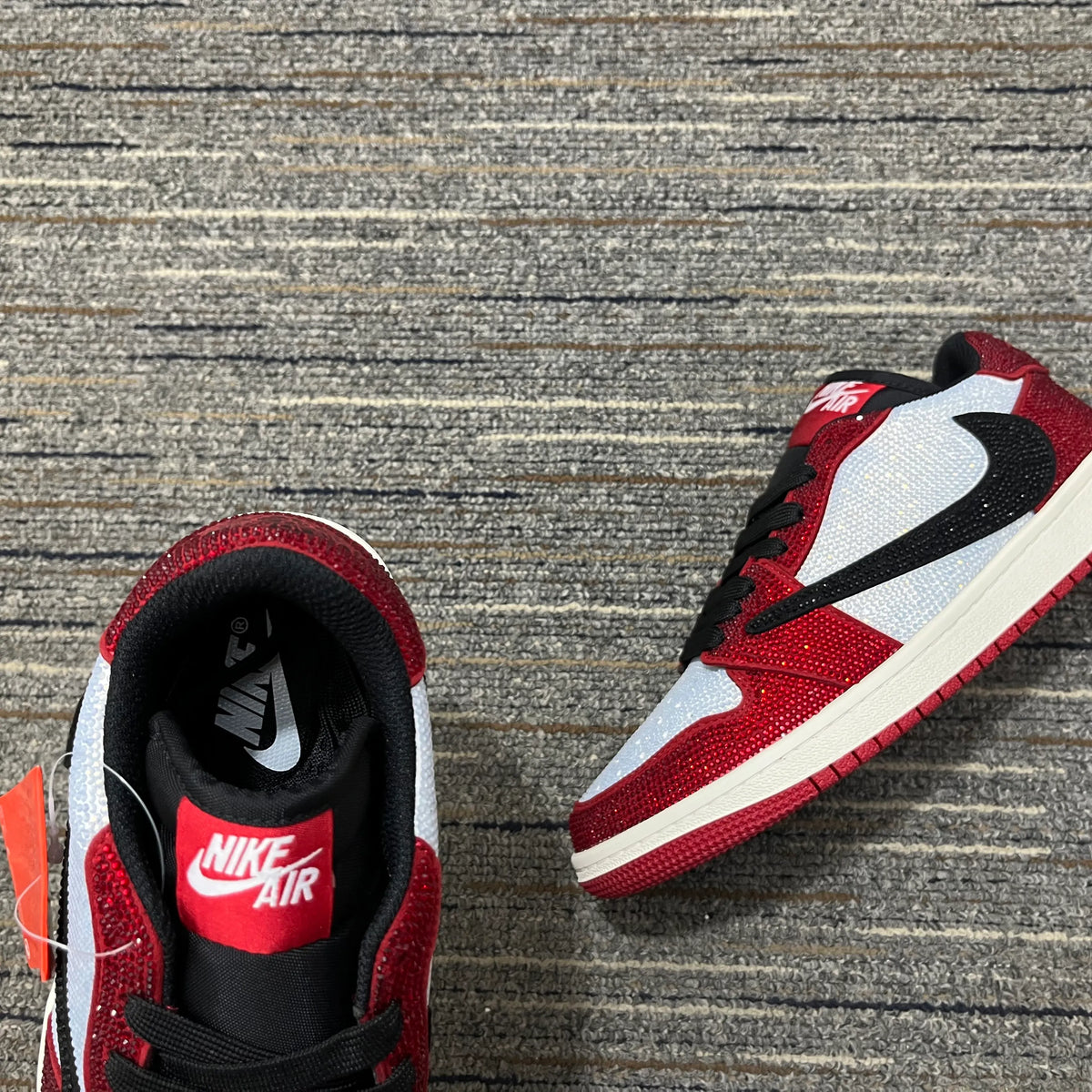 AJ 1 Low Chicago Crystal Shoes Sneakers – nk0004835 image 5