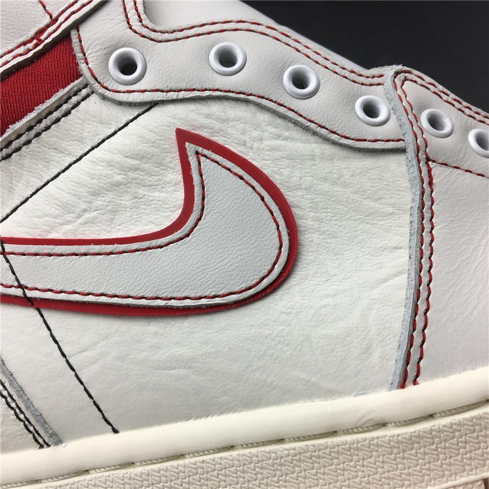 AJ 1 Retro High Phantom Gym Red Shoes Sneakers - nk0000301 image 9