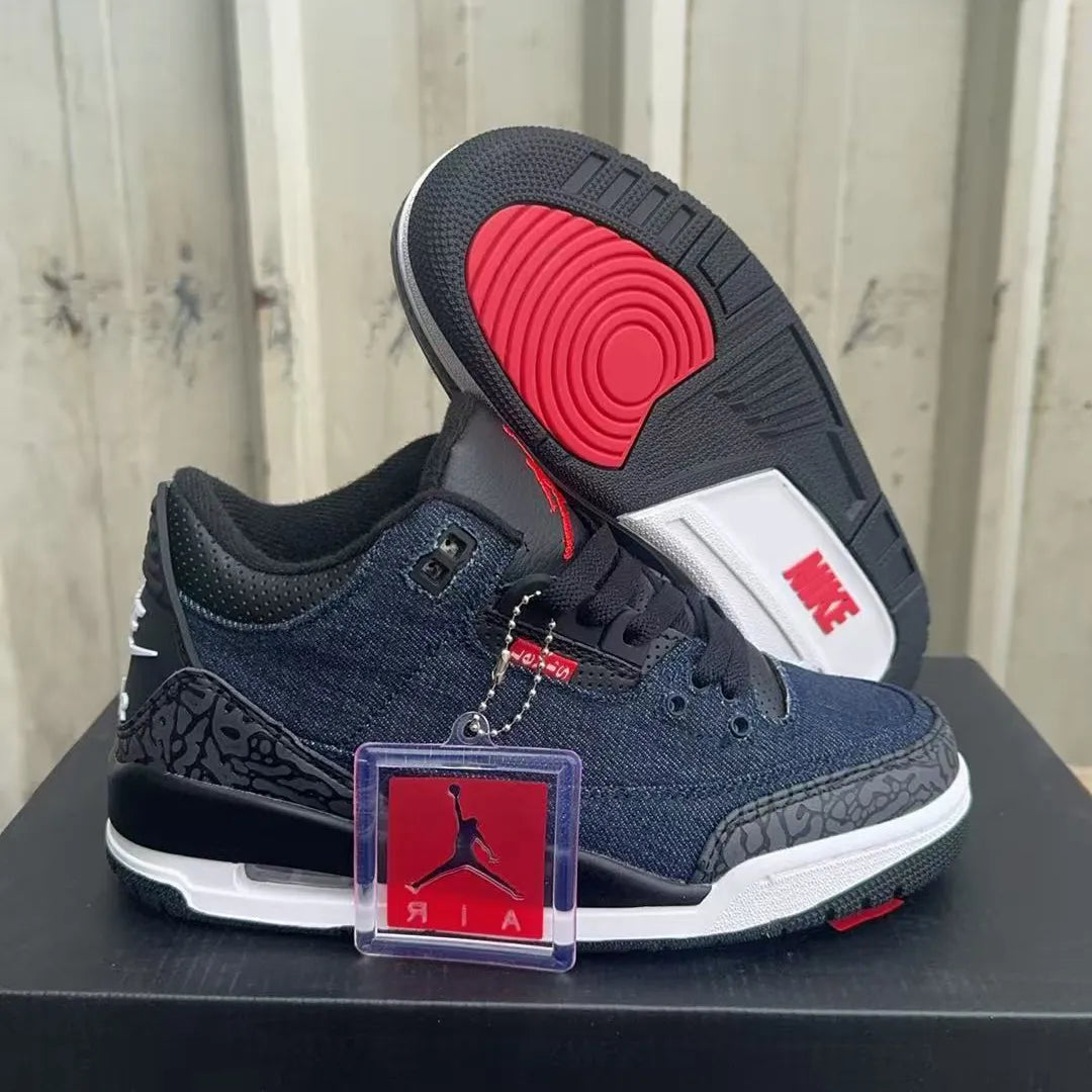 Levi's x AJ 3 Indigo Shoes Sneakers – nk0005024 image 13