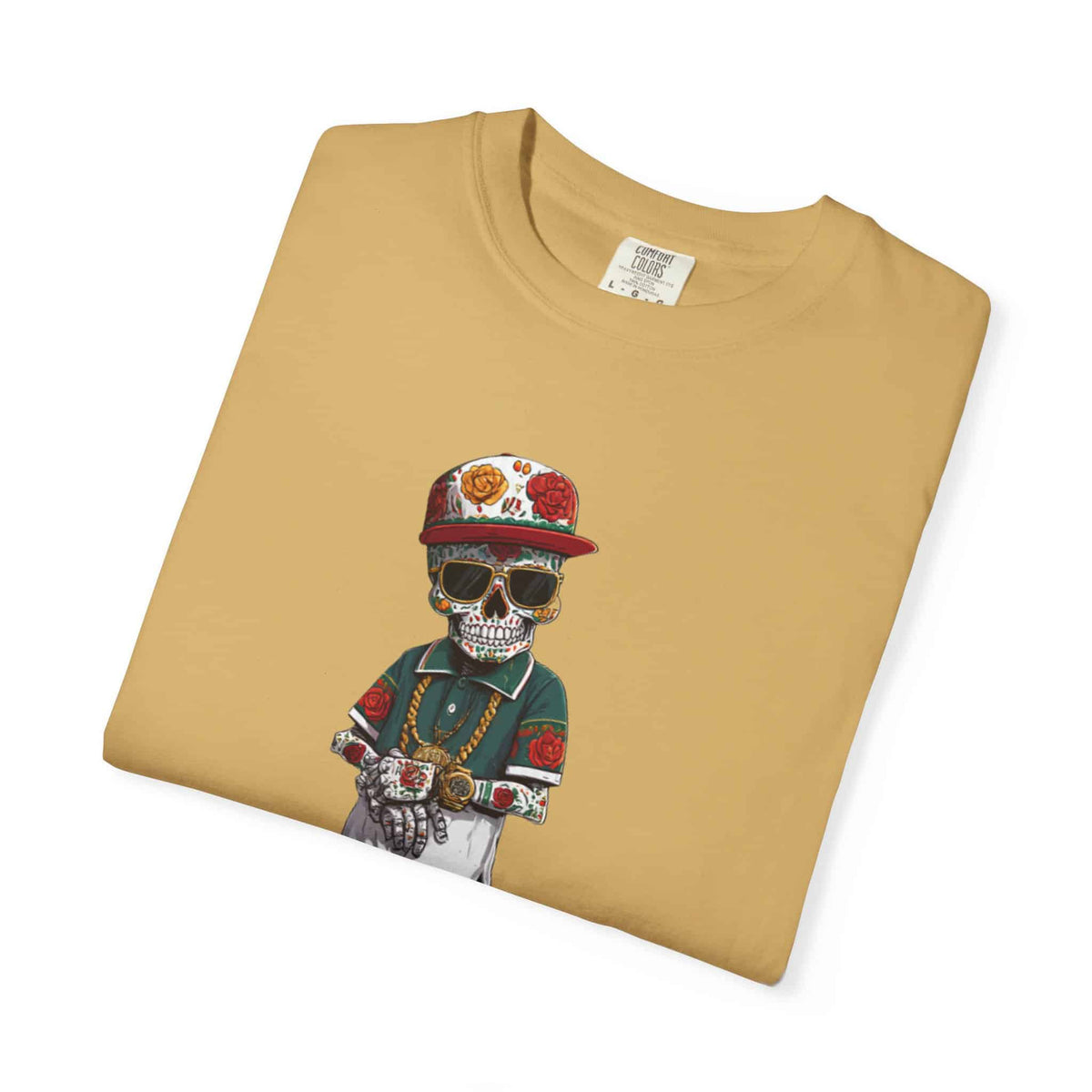 Skull Luxury Unisex Garment-Dyed T-shirt image 32