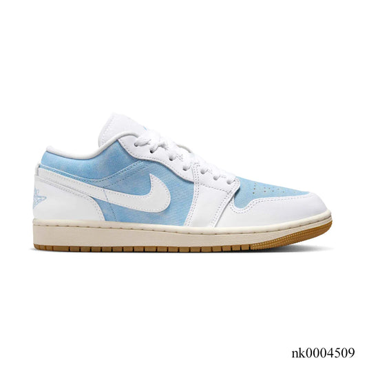 AJ 1 Low Worn Blue Shoes Sneakers – nk0004509 image 0