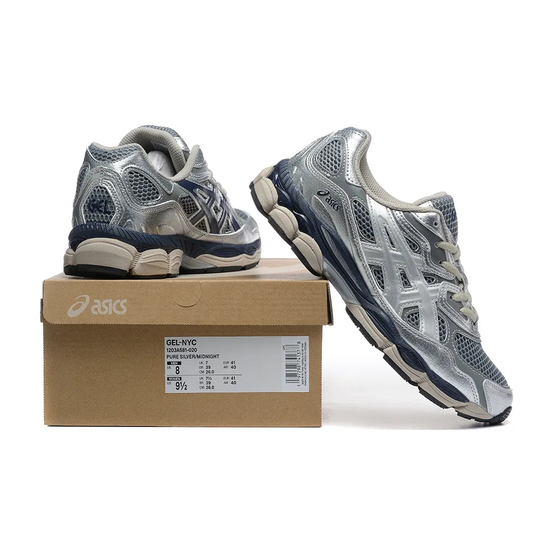 Billy's x AS Gel NYC Pure Silver Midnight Shoes Sneakers - as0000006 image 4
