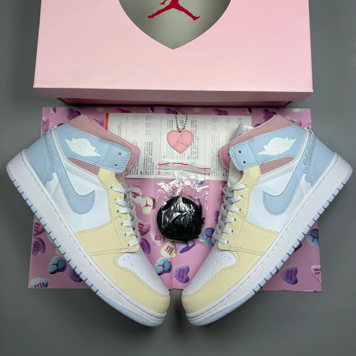 AJ 1 Mid SE Love Is In The Air/ Valentine's Day Shoes Sneakers – nk0005315 image 5