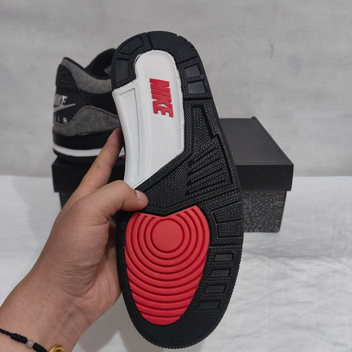 Levi’s x AJ 3 Black Denim Shoes Sneakers – nk0005001 image 10