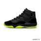 AJ 11 Black/Barely Volt Shoes Sneakers - nk0004338 image 1