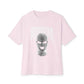 Gangster Mask Unisex Oversized Boxy Tee - Soft Pink, 2XL image