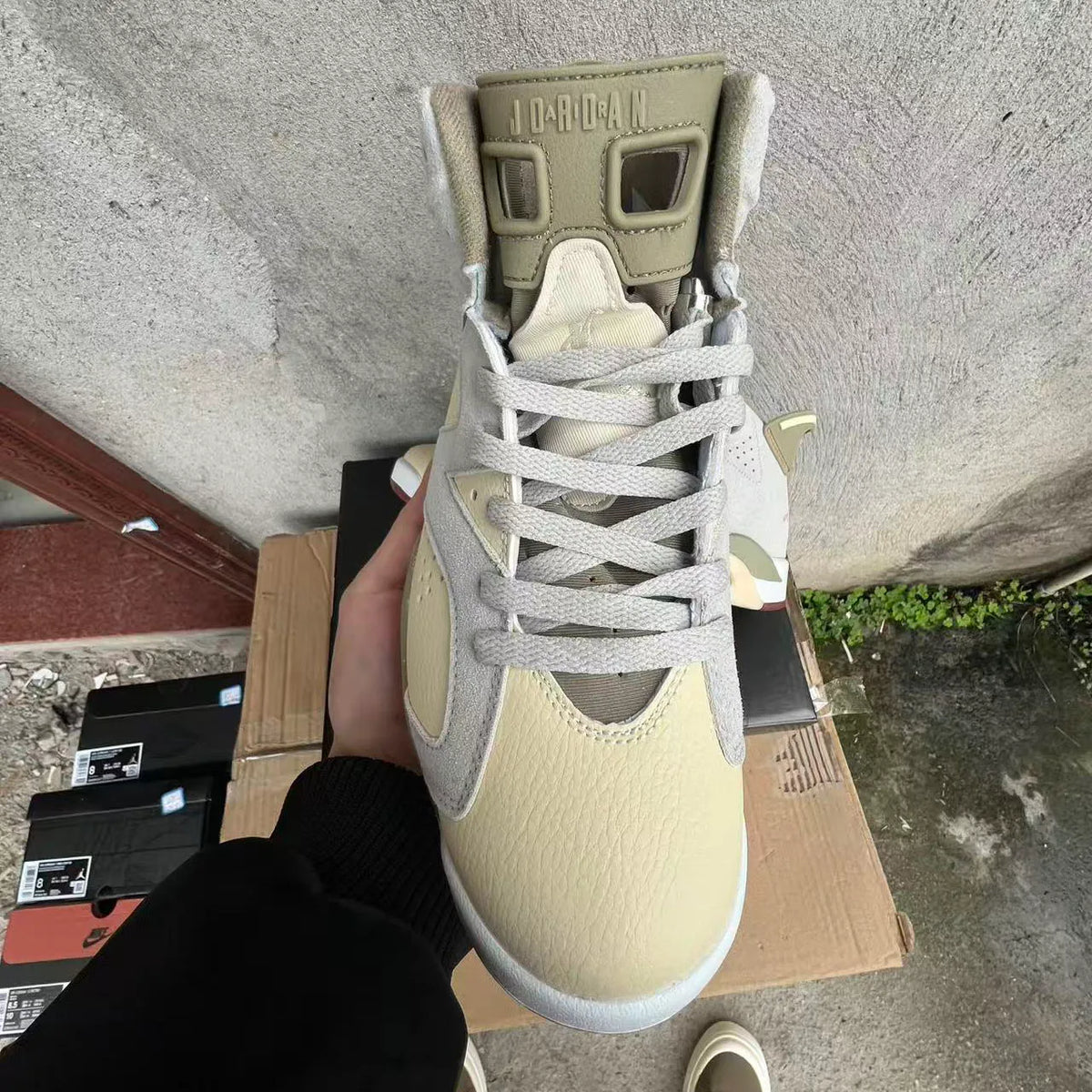AJ 6 “Sail/Neutral Olive” Shoes Sneakers - nk0005226 image 10