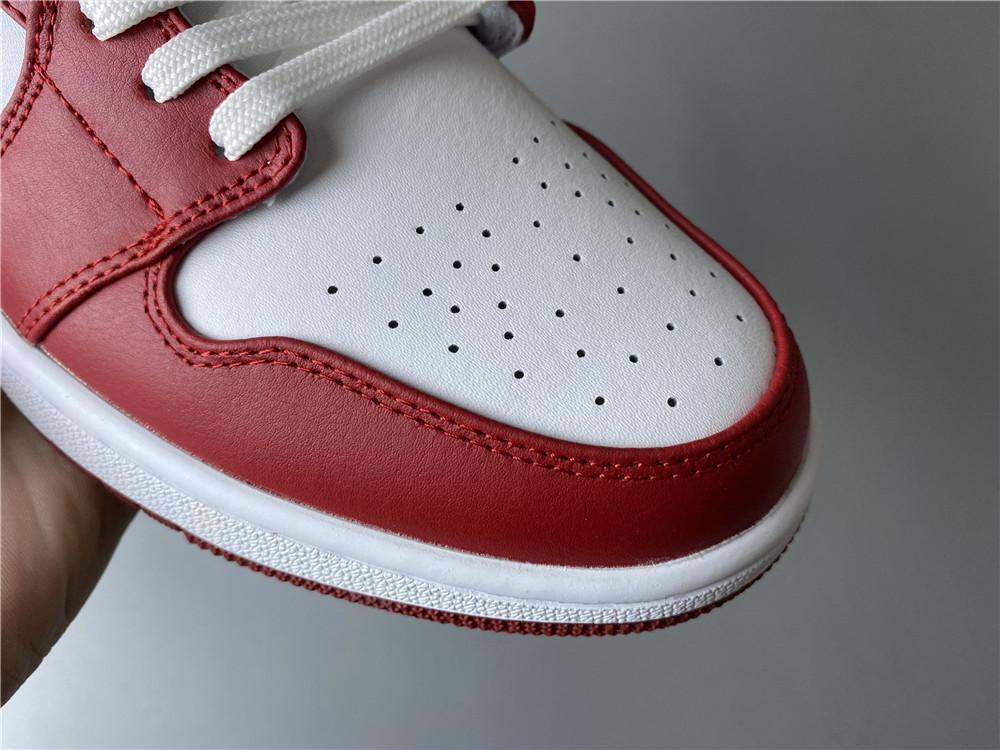 AJ 1 Low Gym Red White Shoes Sneakers - nk0000748 image 14