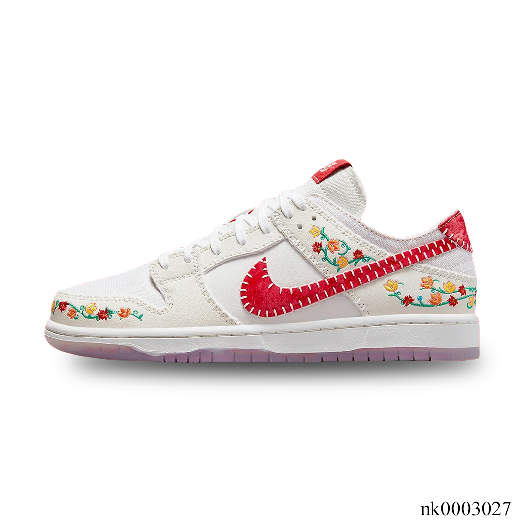 SB Dunk Low Decon N7 Opti Yellow University Red Shoes Sneakers - nk0003027 image 2