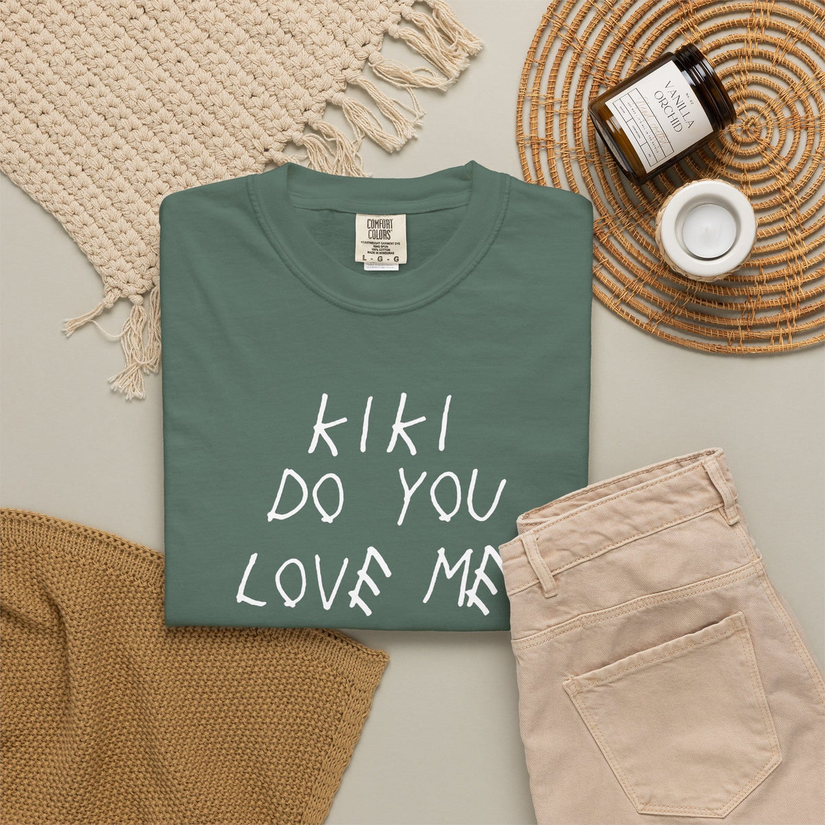 Kiki Loves Me Unisex Garment-Dyed T-shirt image 31