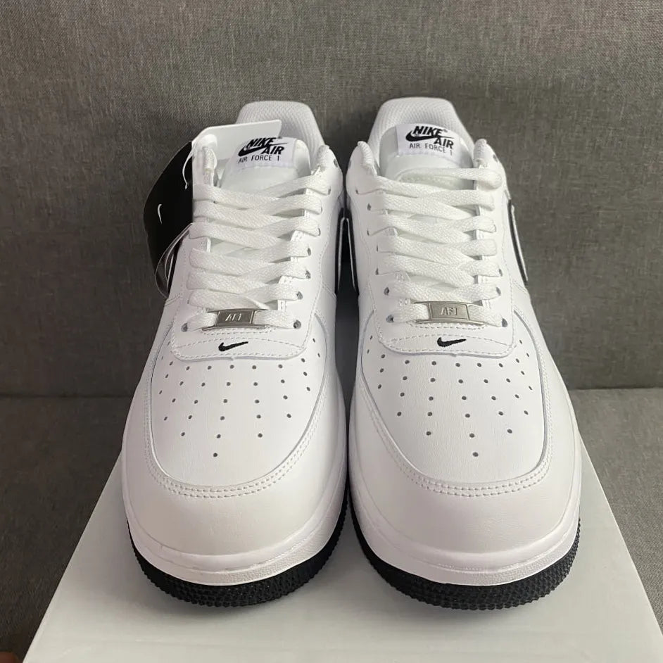 AF 1 '07 Low "White Black Outline Swoosh" Shoes Sneakers - nk0005358 image 3