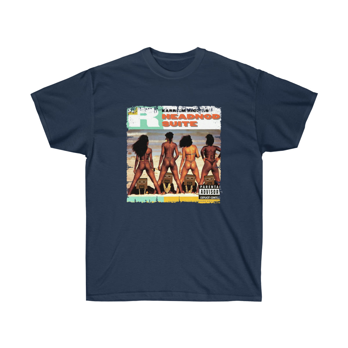 Rap Live Crew Men T-Shirt - Navy, 2XL image