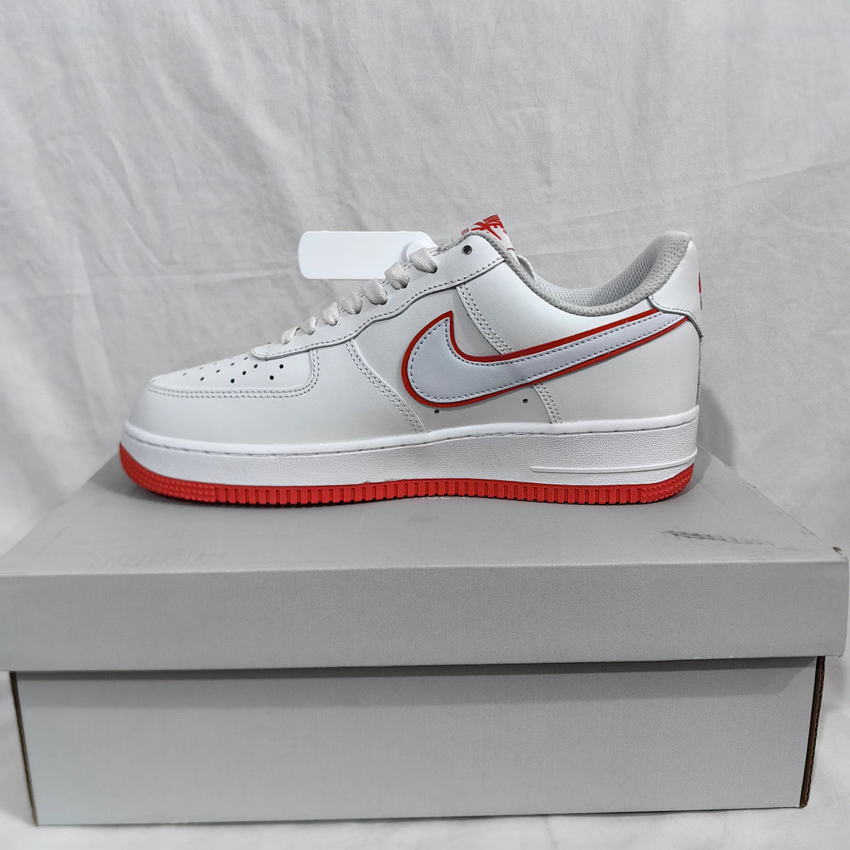 AF 1 Low White Picante Red Shoes Sneakers - nk0003173 image 11