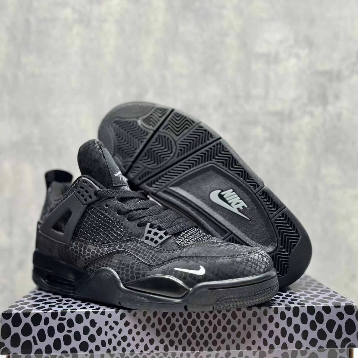 Nigel Sylvester x AJ 4 Black Mamba Shoes Sneakers – nk0004379 image 9