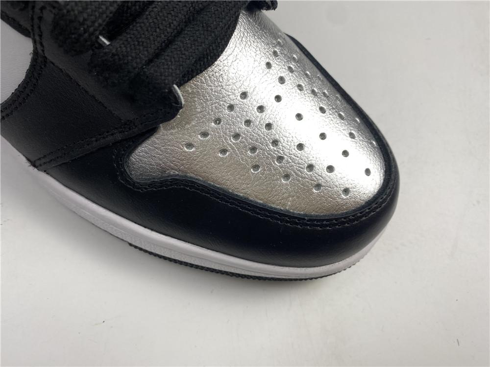 AJ 1 High OG WMNS Silver Toe Shoes Sneakers - nk0001426 image 4