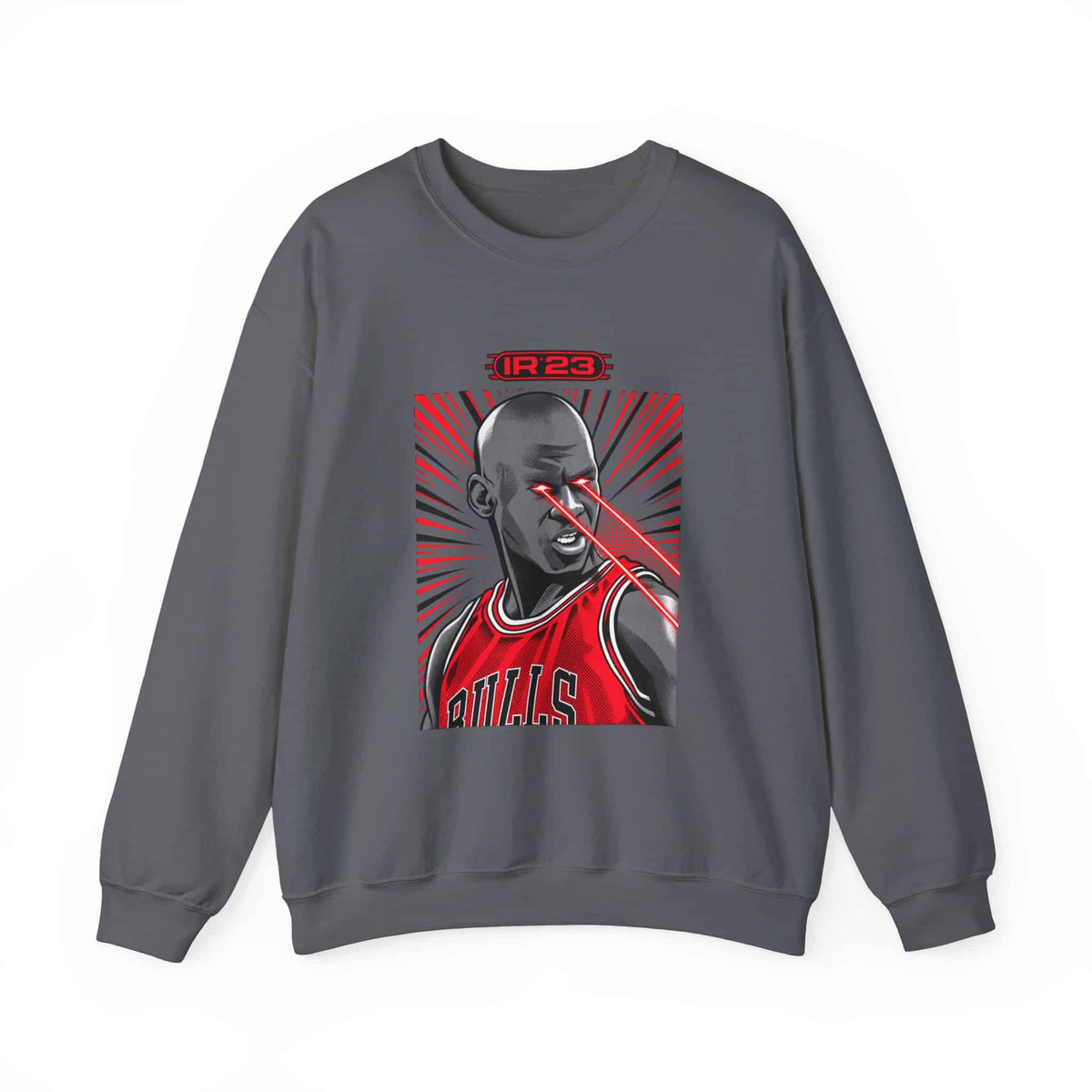 Graphic Print Crewneck Sweatshirt - POD0032 image