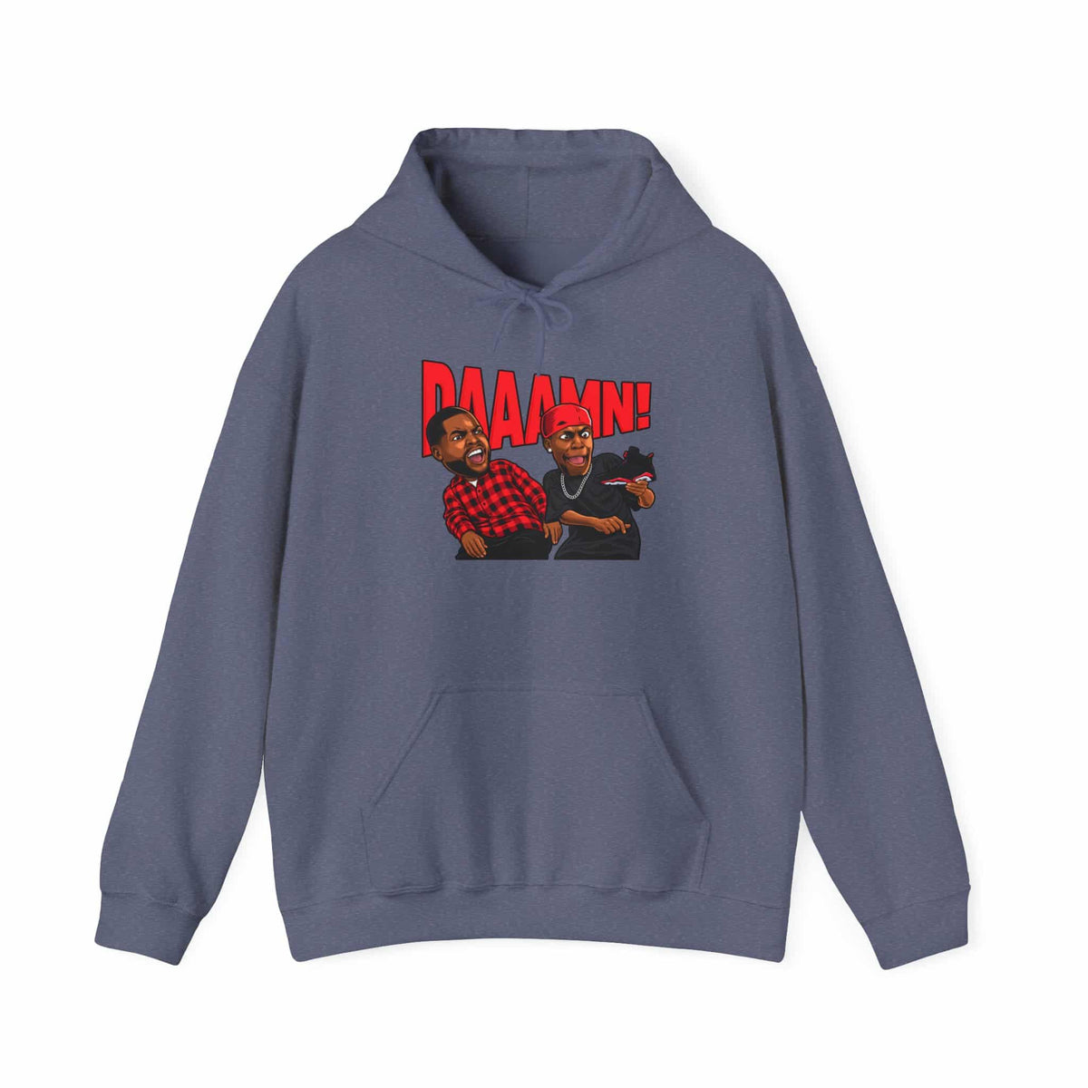 Graphic Print Hooded Sweatshirt - POD0035 image