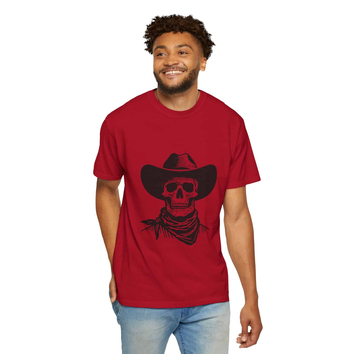Outlaw Skull Unisex Garment-Dyed T-shirt image 61