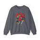 Graphic Print Crewneck Sweatshirt - POD0038 image