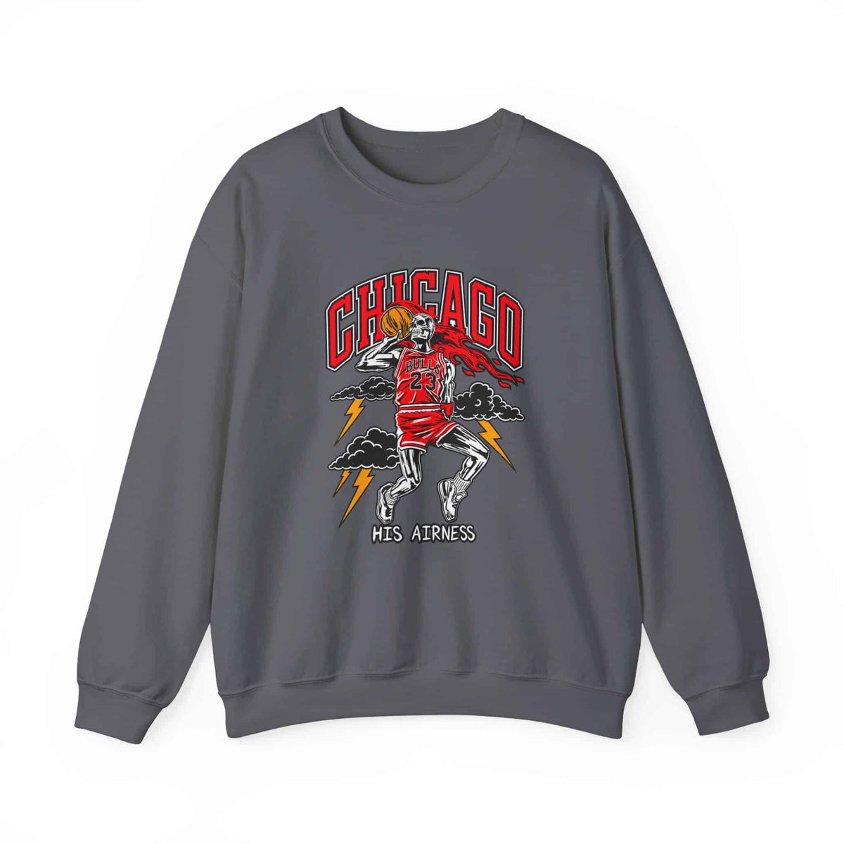 Graphic Print Crewneck Sweatshirt - POD0038 image