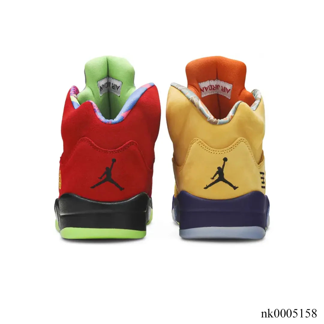 AJ 5 Retro SE What The Shoes Sneakers - nk0005158 image 3