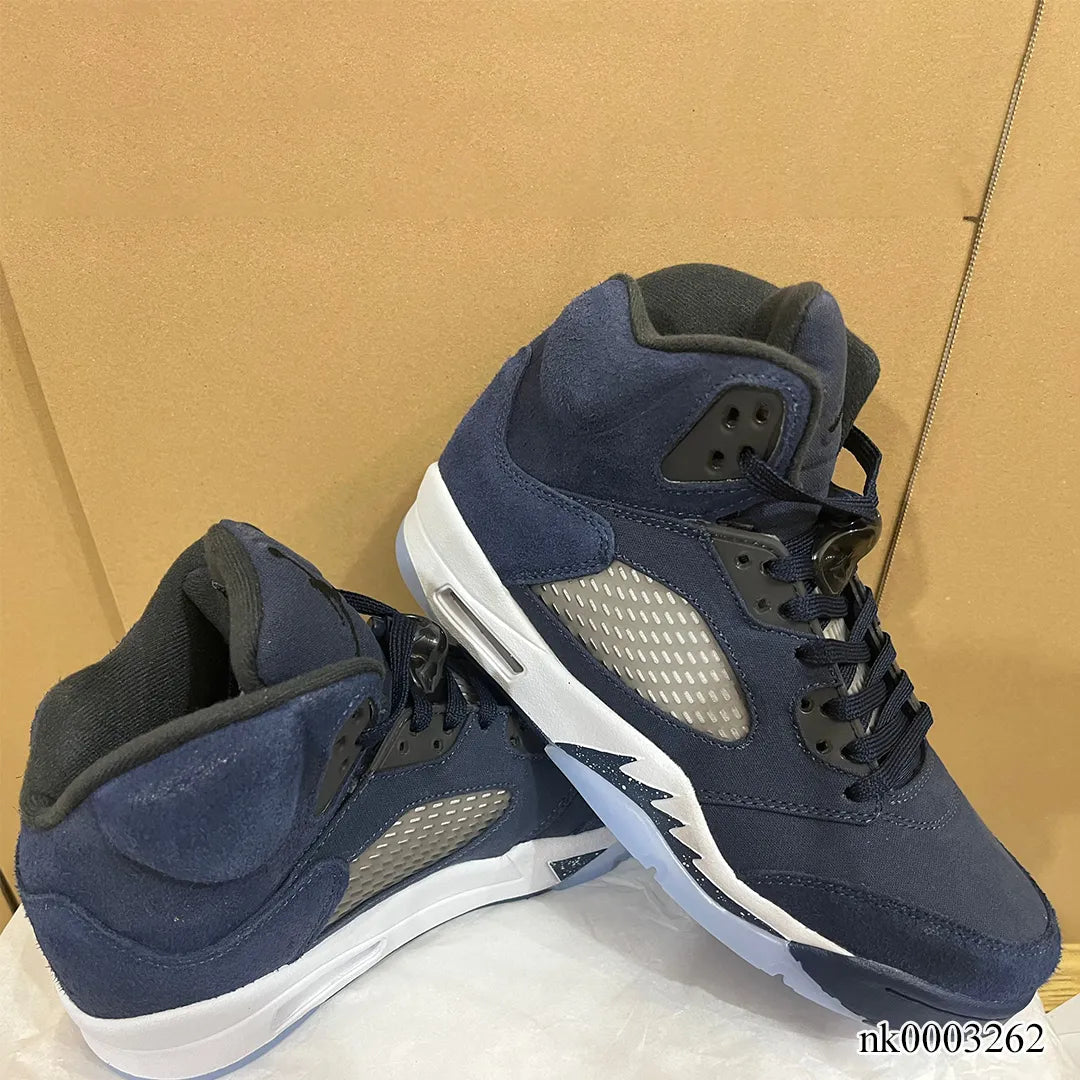 AJ 5 Midnight Navy Shoes Sneakers - nk0003262 image 6