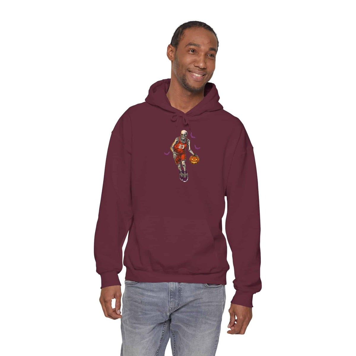 Halloween Basketball Hooded Sweatshirt image 23
