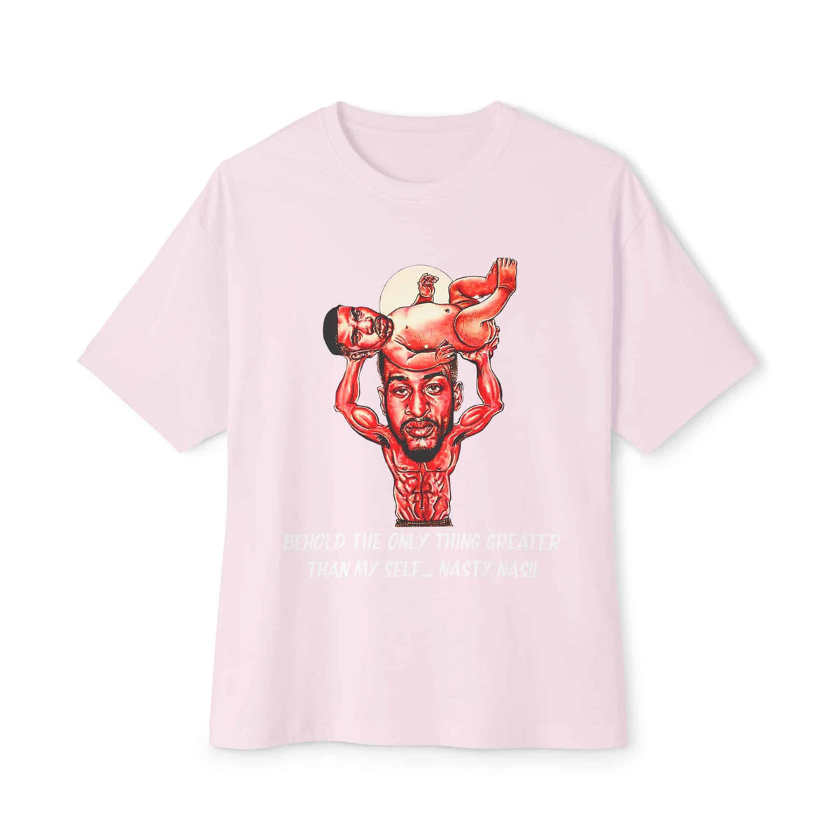Nas The Last Word  Unisex Oversized Boxy Tee image 4