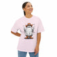 Howdy Ghost Unisex Oversized Boxy Tee image 3