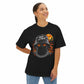 Spooky Streetwear Masked Unisex Oversized Boxy Tee image 3