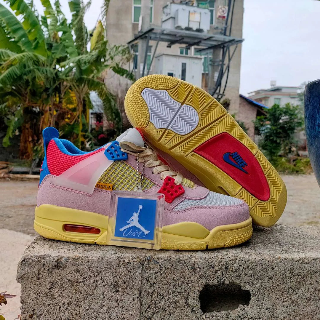 AJ 4 x Union Guava Ice Shoes Sneakers - nk0001323 image 5